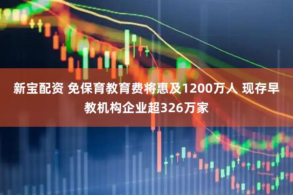 新宝配资 免保育教育费将惠及1200万人 现存早教机构企业超326万家